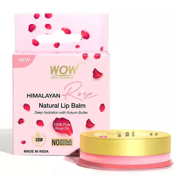 Wow Skin Science Himalayan Rose Lip Balm - 10 gm