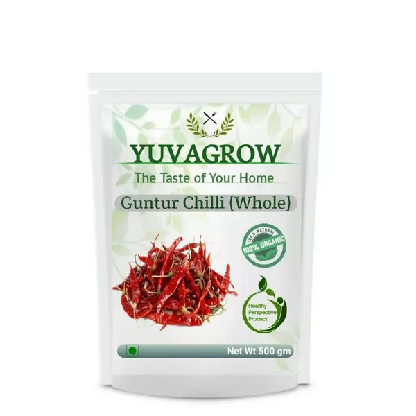 Yuvagrow Red Guntur Chilli - 500 gm