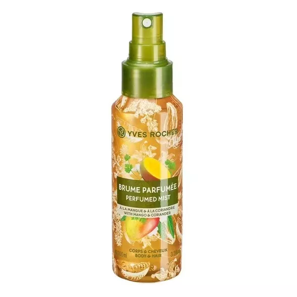 Yves Rocher Mango Coriander Perfumed Body & Hair Mist - 100 ml