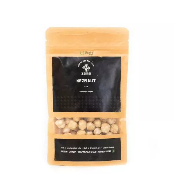 Zama Organics Hazelnuts - 100 gm