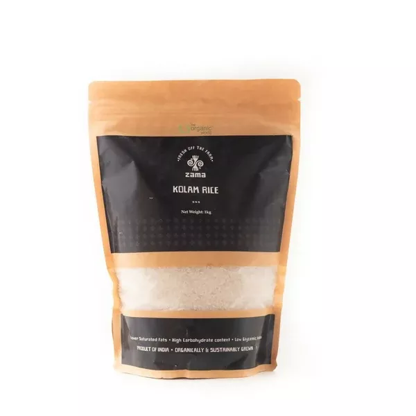 Zama Organics Kolam Rice - 1 kg