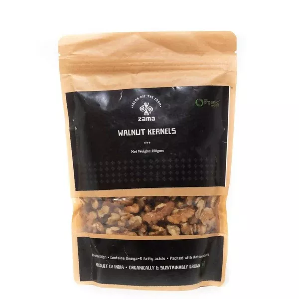 Zama Organics Walnut Kernels - 250 gm