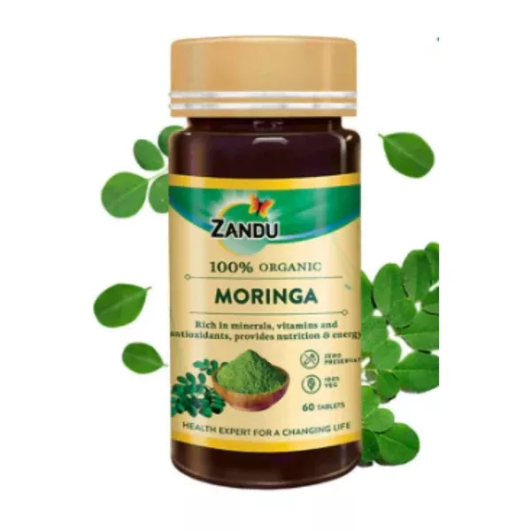 Zandu Moringa Tablets - 60 tabs