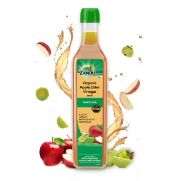 Zandu Organic Apple Cider Vinegar With Garcinia - 500 ml