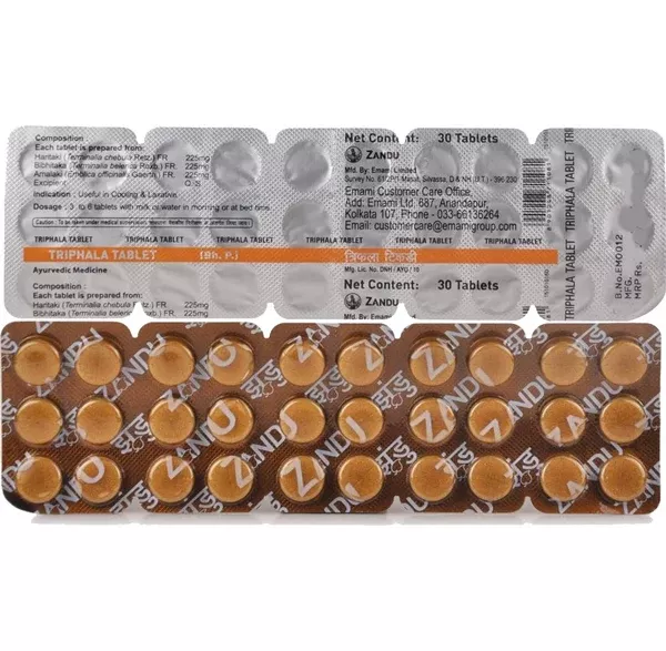 Zandu Triphala Guggulu - 30 tabs