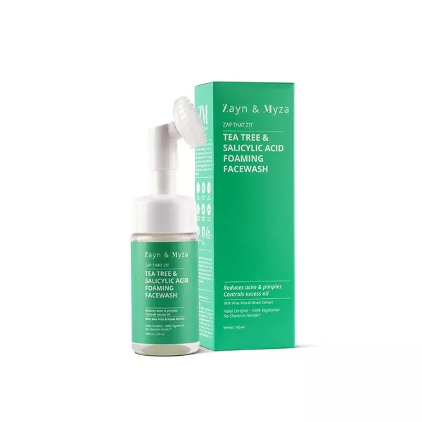 Zayn & Myza Tea Tree & Salicylic Acid Foaming Face Wash - 100 ml