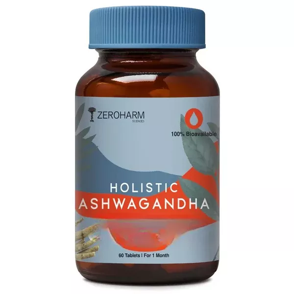 Zeroharm Holistic Ashwagandha Tablets - 60 tabs