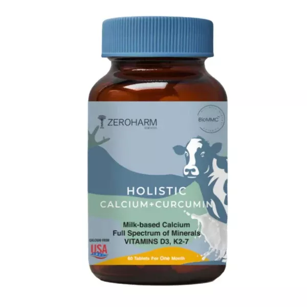 Zeroharm Holistic Calcium + Curcumin Tablets - 60 tabs