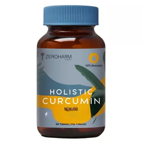 Zeroharm Holistic Curcumin with Piperine Tablets - 60 tabs