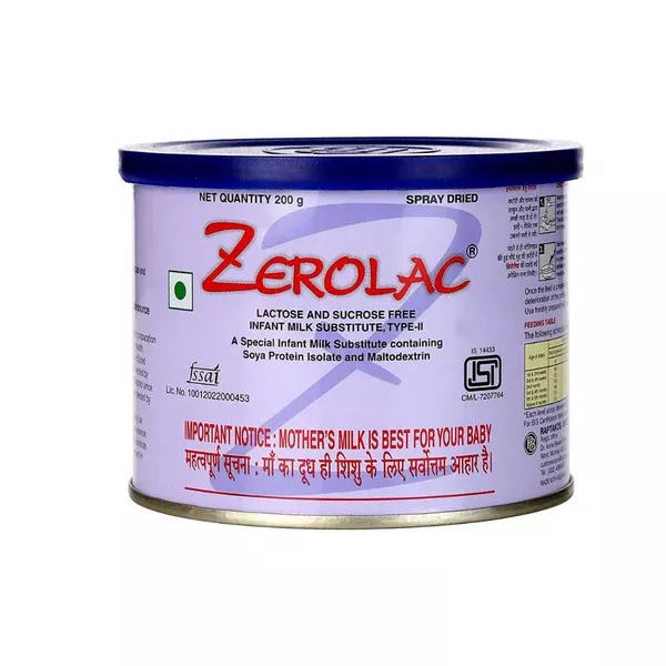 Zerolac Infant Formula - 200 gm