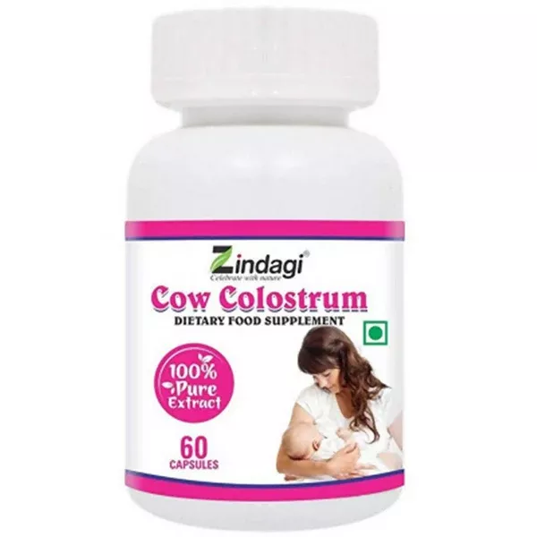 Zindagi Cow Colostrum Capsules - 60 caps