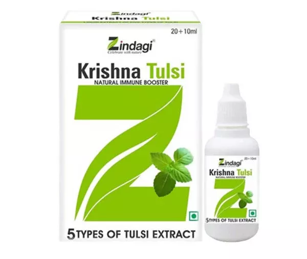 Zindagi Krishna Tulsi Drops - Pack of 2 - 20+10 ml