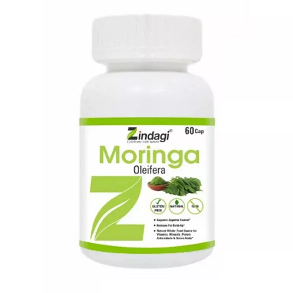 Zindagi Moringa Oleifera Capsules - 60 caps