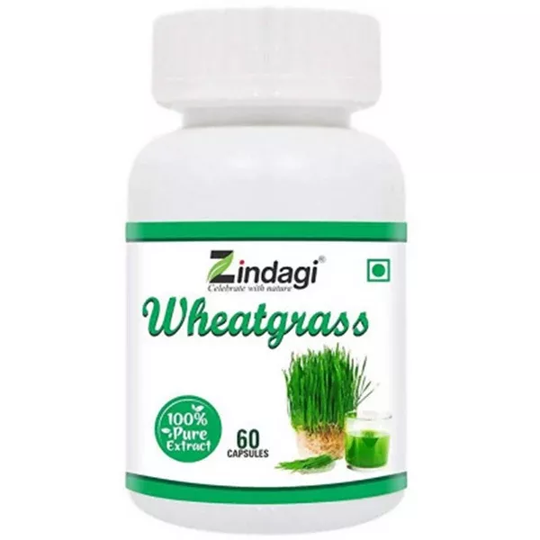Zindagi Wheatgrass Capsules - 60 caps