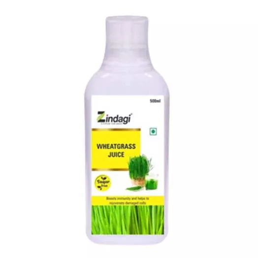 Zindagi Wheatgrass Juice (Sugar Free) - 500 ml