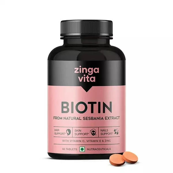Zingavita Biotin Tablets - 60 tabs