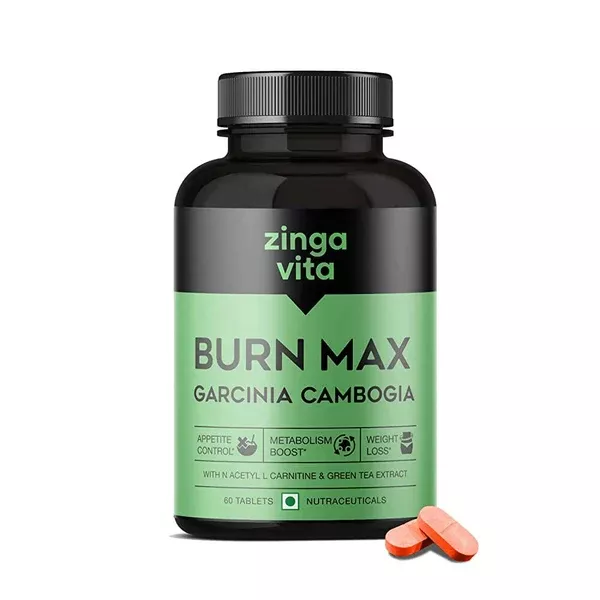Zingavita Burn Max Tablets with Garcinia - 60 tabs
