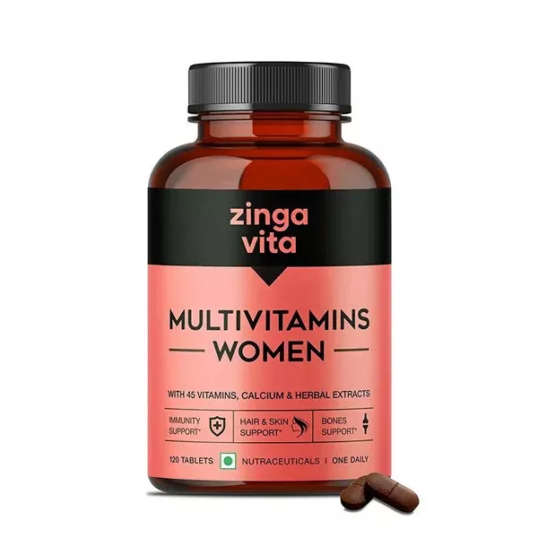 Zingavita Multivitamins Tablets for Women - 120 tabs