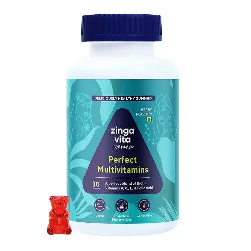 Zingavita Perfect Multi Vitamins Gummies for Women (Berry Flavor) - 30 gummies