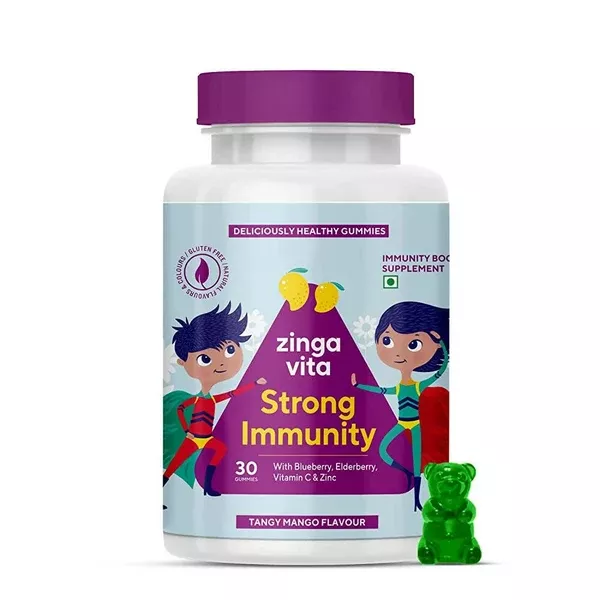 Zingavita Strong Immunity Gummies (Tangy Mango Flavor) - 30 gummies