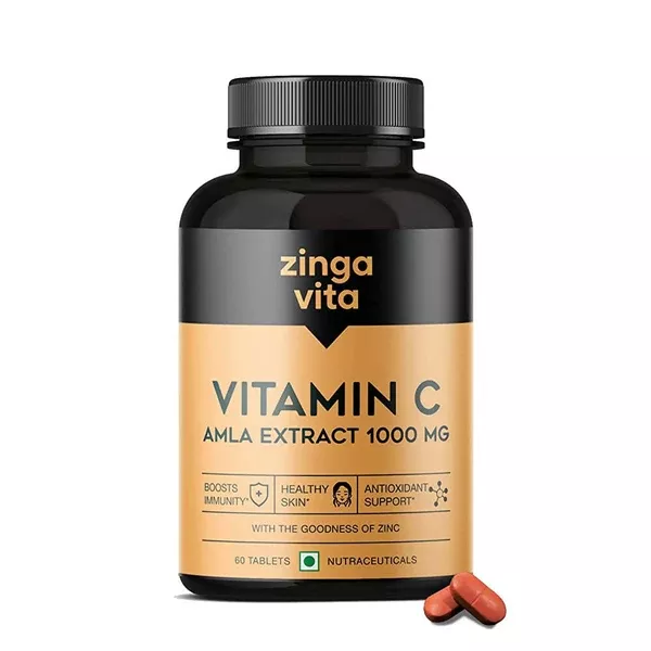 Zingavita Vitamin C 1000 mg Tablets with Amla Extract - 60 tabs