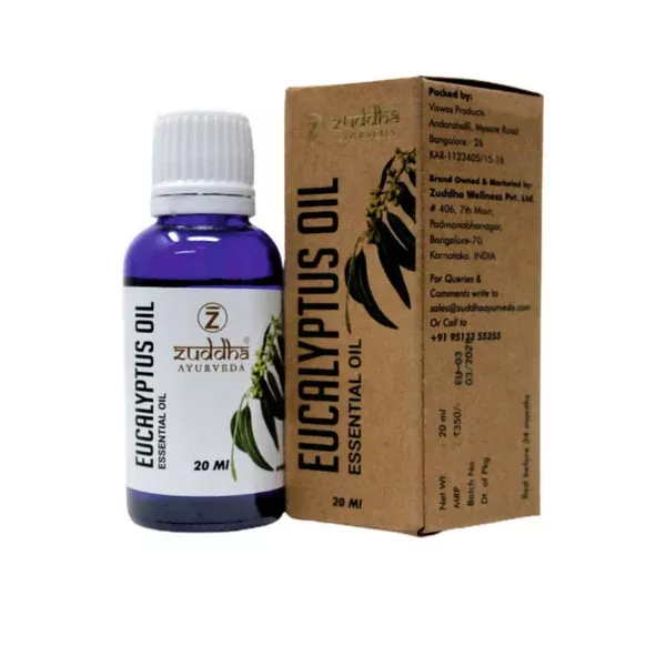 Zuddha Ayurveda Eucalyptus Essential Oil - 20 ml