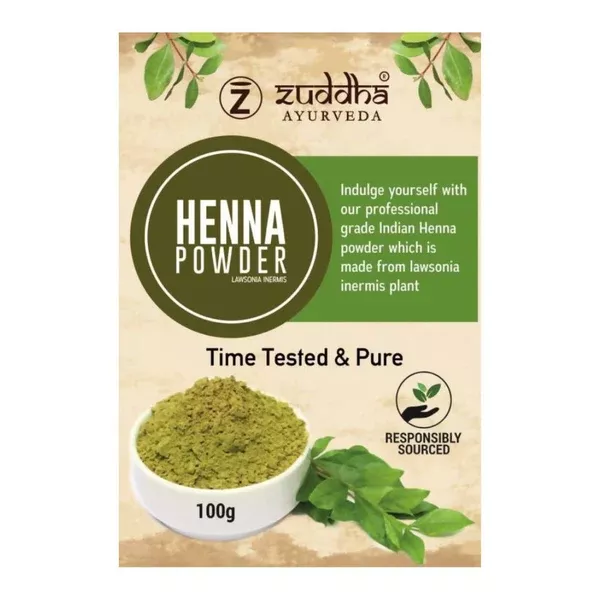 Zuddha Ayurveda Henna Powder - 100 gm