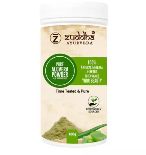 Zuddha Ayurveda Pure Aloe Vera Powder - 100 gm
