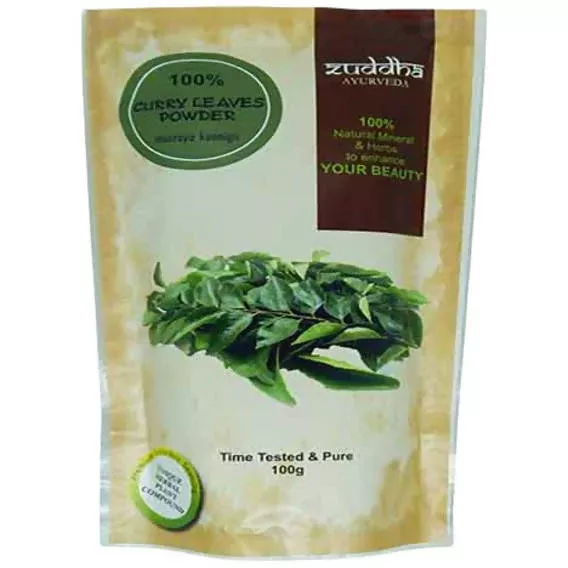 Zuddha Ayurveda Pure Curry Leaves Powder - 100 gm