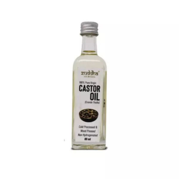 Zuddha Ayurveda Pure Virgin Castor Oil - 60 ml